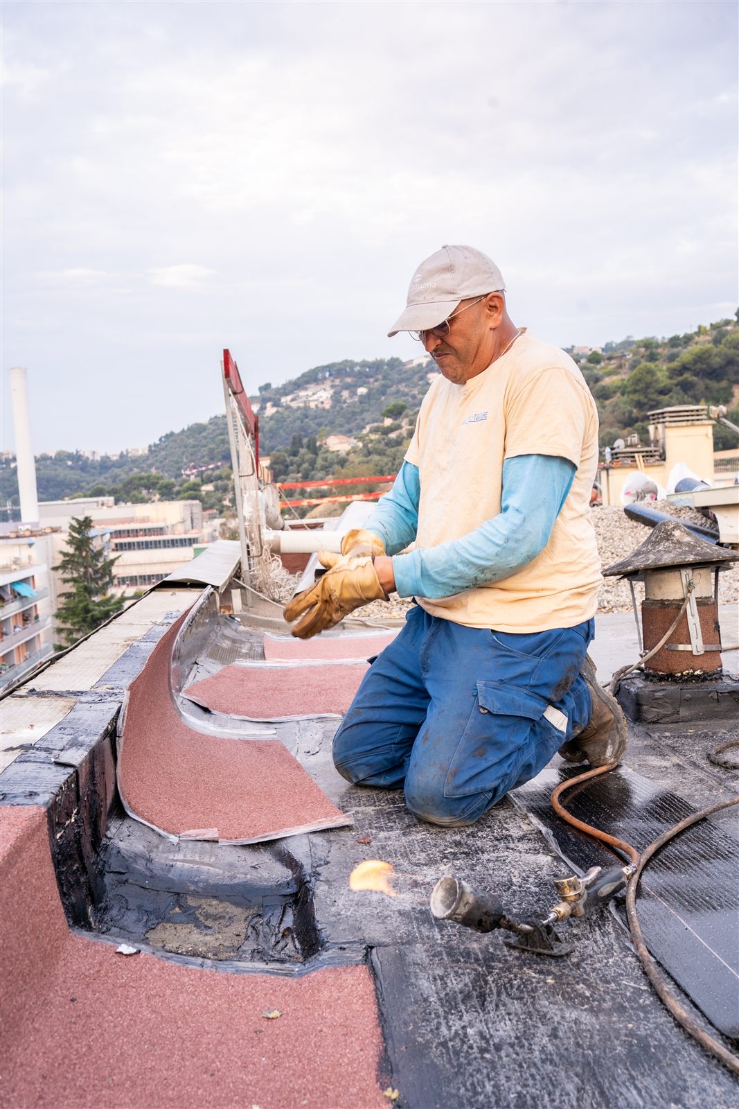 Chantier d'étanchéité de toiture-terrasse réalisé par CEG TOITURE (photo 5)