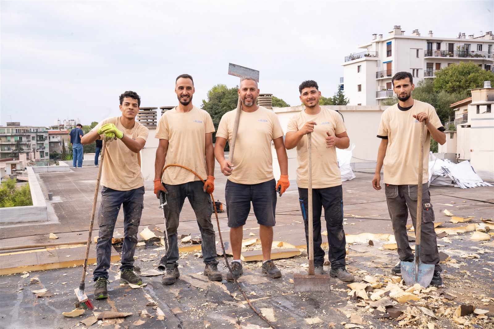 Chantier d'étanchéité de toiture-terrasse réalisé par CEG TOITURE (photo 14)