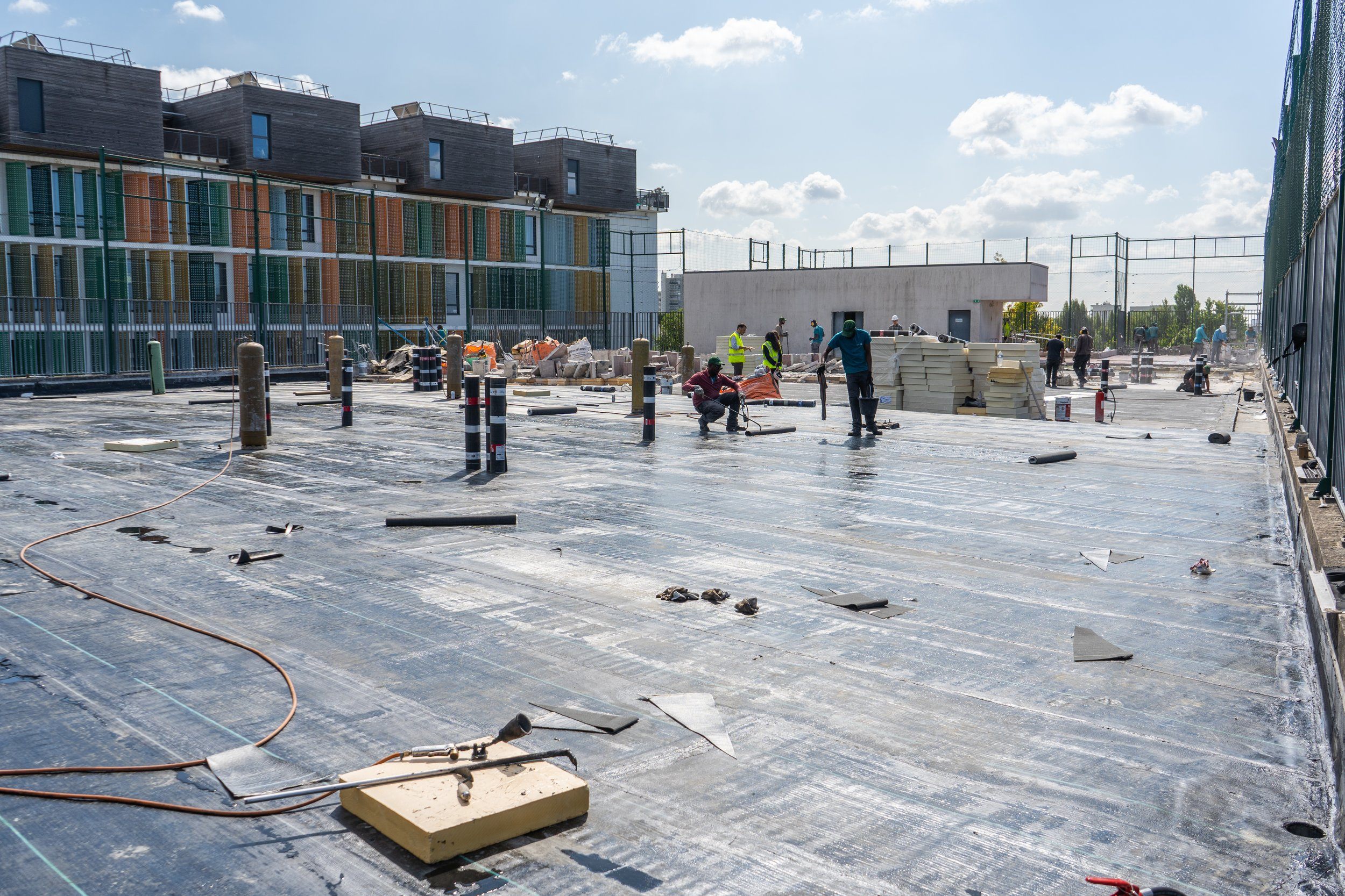 Chantier d'étanchéité de toiture-terrasse réalisé par CEG TOITURE (photo 21)